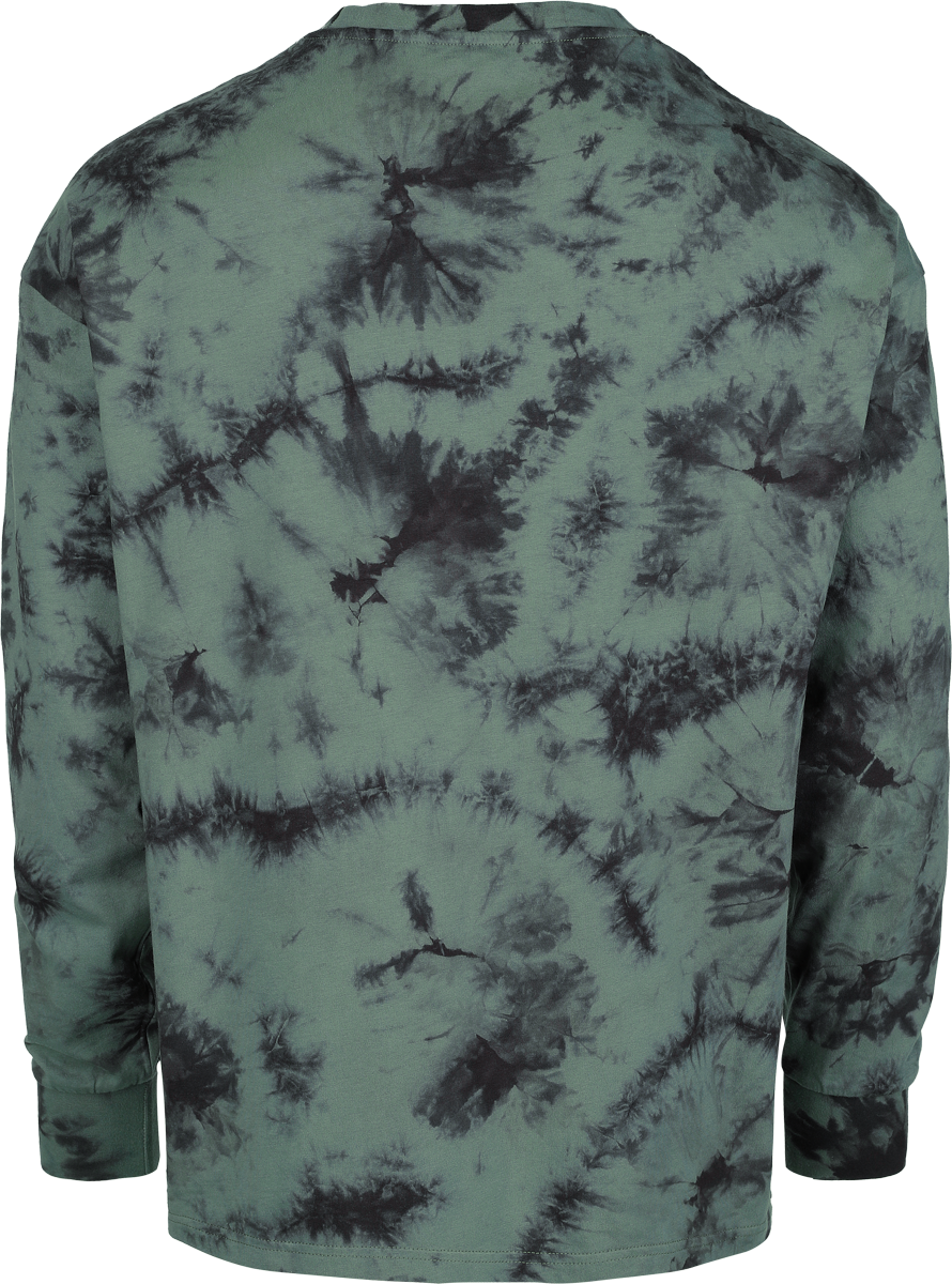 T-shirt manches longues  de RED by EMP - Haut Manches Longues Tie-Dye - M à XXL - pour Homme - olive - RED by EMP - View 2