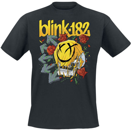 T-Shirt Manches courtes  de Blink-182 - Skull Smile - S à XXL - pour Homme - noir - Blink-182