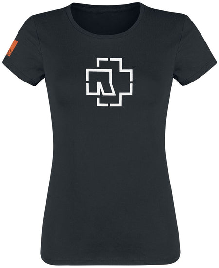T-Shirt Manches courtes  de Rammstein - Logo Glow - S à XXL - pour Femme - noir - Rammstein