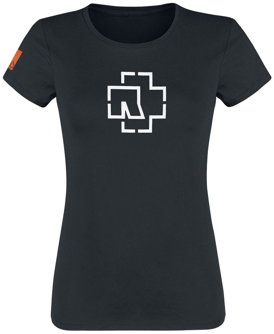 T-Shirt Manches courtes  de Rammstein - Logo Glow - S à XXL - pour Femme - noir - Rammstein