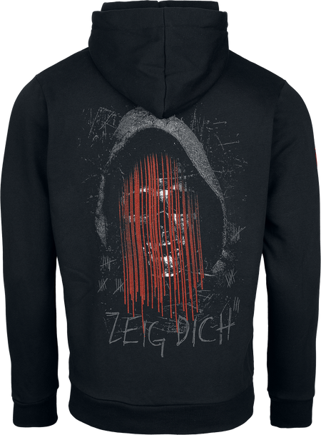Sweat-shirt zippé à capuche  de Rammstein - Im Namen des Herren - S à 3XL - pour Homme - noir - Rammstein - View 2
