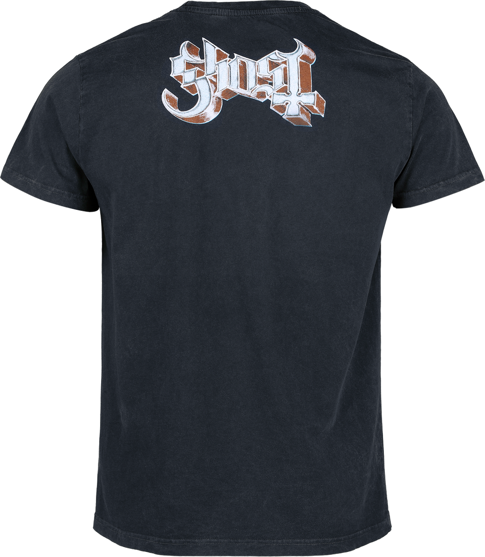 T-Shirt Manches courtes  de Ghost - Lightning - S à 4XL - pour Homme - gris foncé - Ghost - View 2