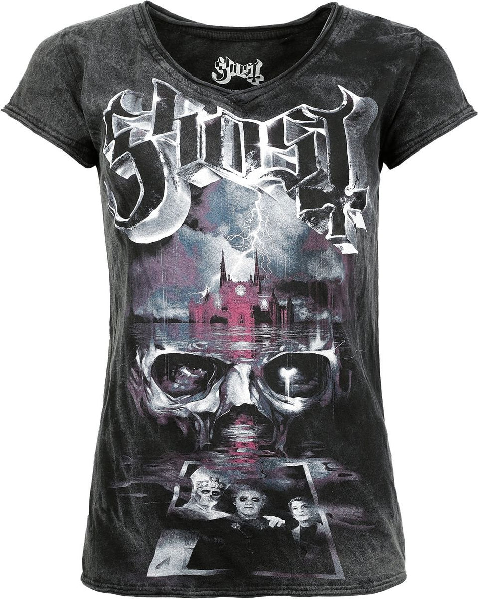 T-Shirt Manches courtes  de Ghost - Emeritus - S à XXL - pour Femme - anthracite - Ghost