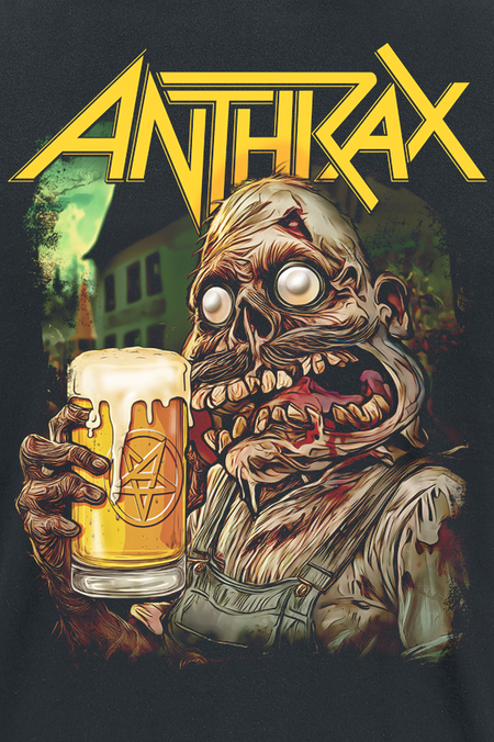 T-Shirt Manches courtes  de Anthrax - Notober - S à 4XL - pour Homme - noir - Anthrax - View 2