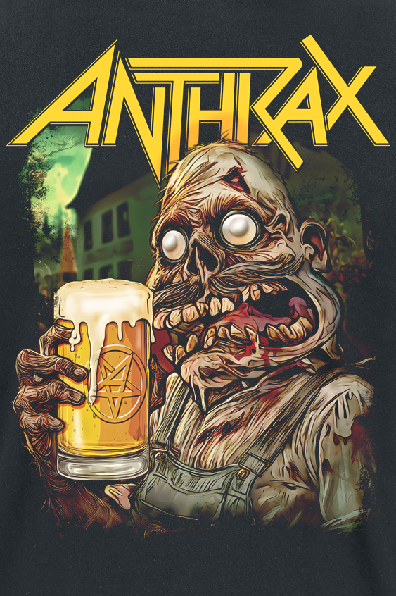 T-Shirt Manches courtes  de Anthrax - Notober - S à 4XL - pour Homme - noir - Anthrax - View 2