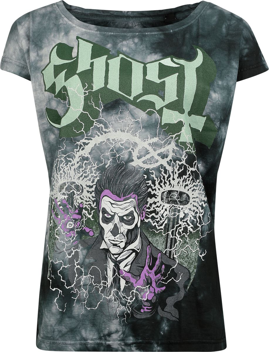 T-Shirt Manches courtes  de Ghost - Electryfing - S à XXL - pour Femme - multicolore - Ghost
