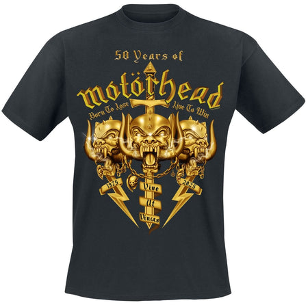 T-Shirt Manches courtes  de Motörhead - 50 Years Of Motörhead - S à L - pour Homme - noir - Motörhead