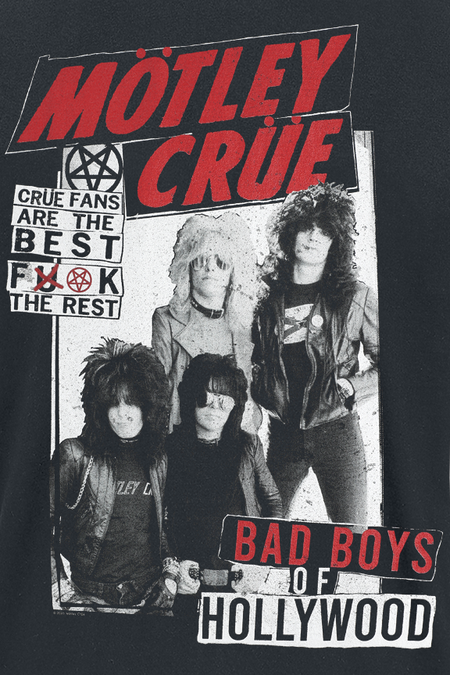 T-Shirt Manches courtes  de Mötley Crüe - Crue Fans - L à 4XL - pour Homme - noir - Mötley Crüe - View 2