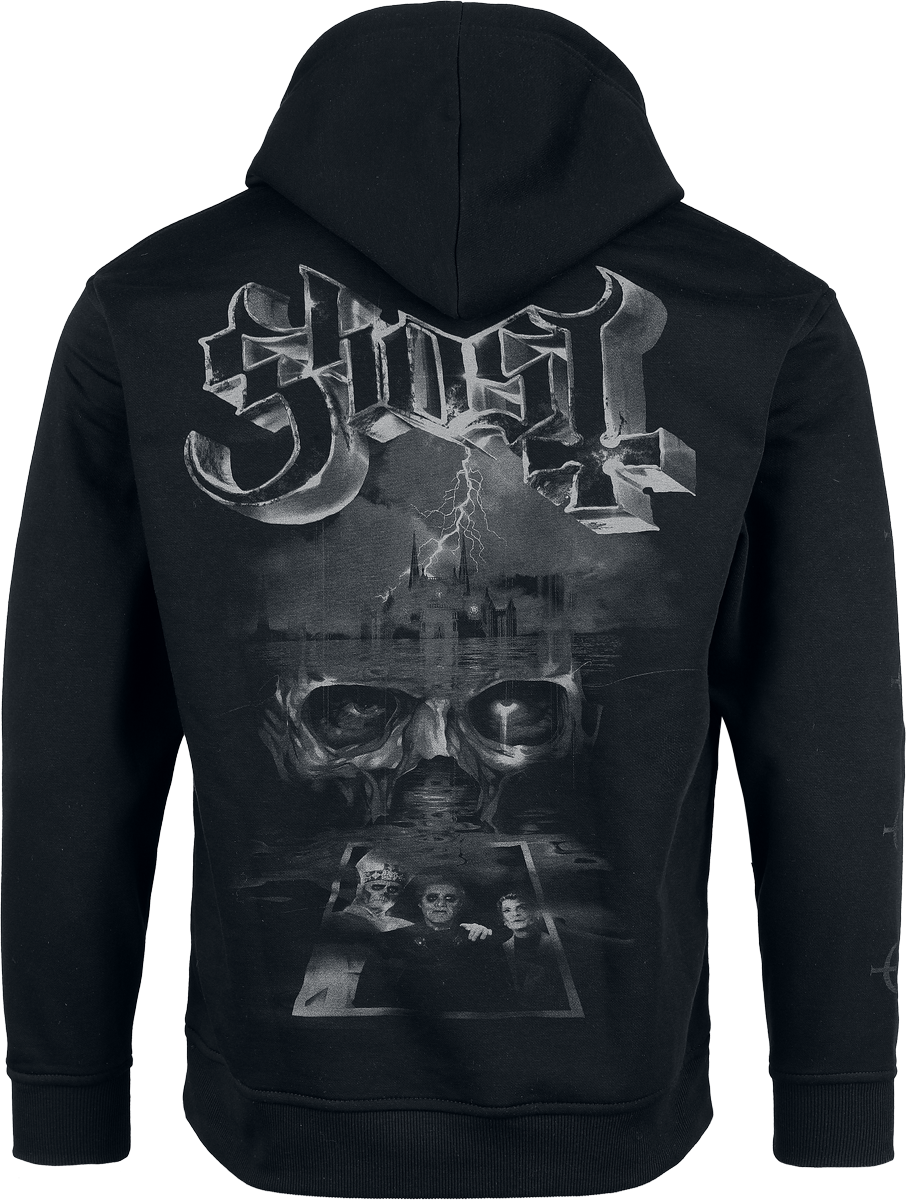 Sweat-shirt à capuche  de Ghost - Emeristus - S à XXL - pour Homme - noir - Ghost - View 2