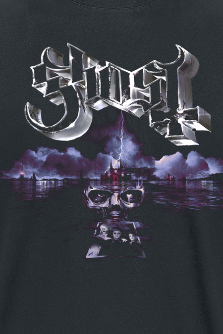 T-Shirt Manches courtes  de Ghost - Portrait Wide Logo - S à 4XL - pour Homme - noir - Ghost - View 2