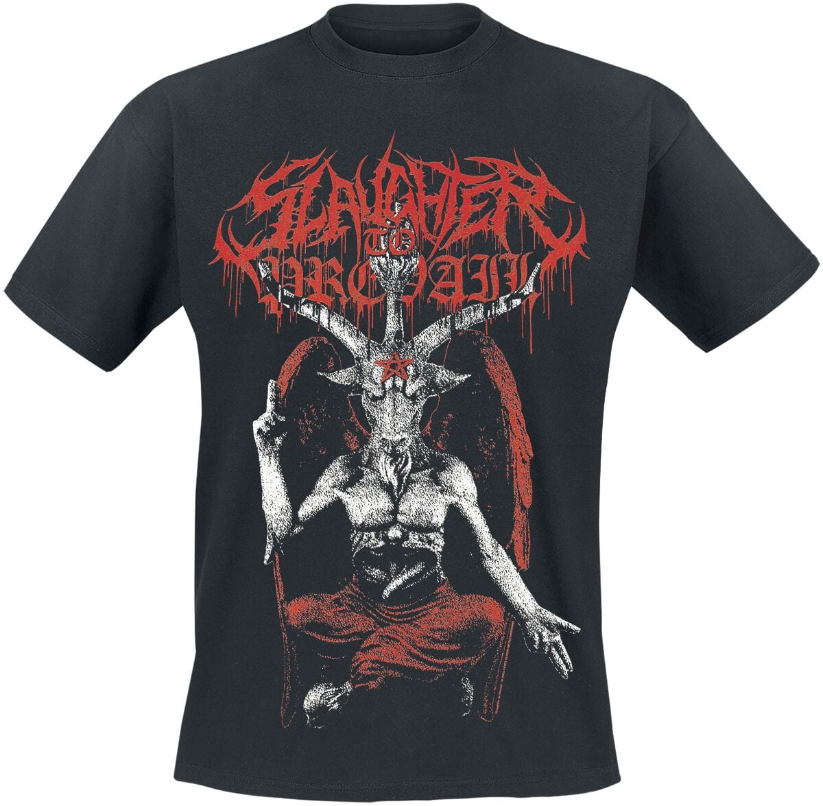 T-Shirt Manches courtes  de Slaughter To Prevail - Baphomet - S à 4XL - pour Homme - noir - Slaughter To Prevail