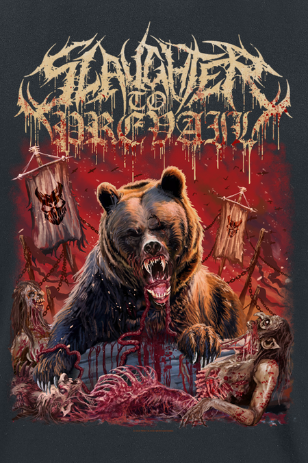 T-Shirt Manches courtes  de Slaughter To Prevail - Bear - M - pour Homme - noir - Slaughter To Prevail - View 2