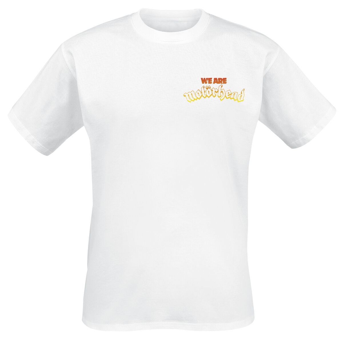 T-Shirt Manches courtes  de Motörhead - We Play Rock & Roll - S à 4XL - pour Homme - blanc - Motörhead