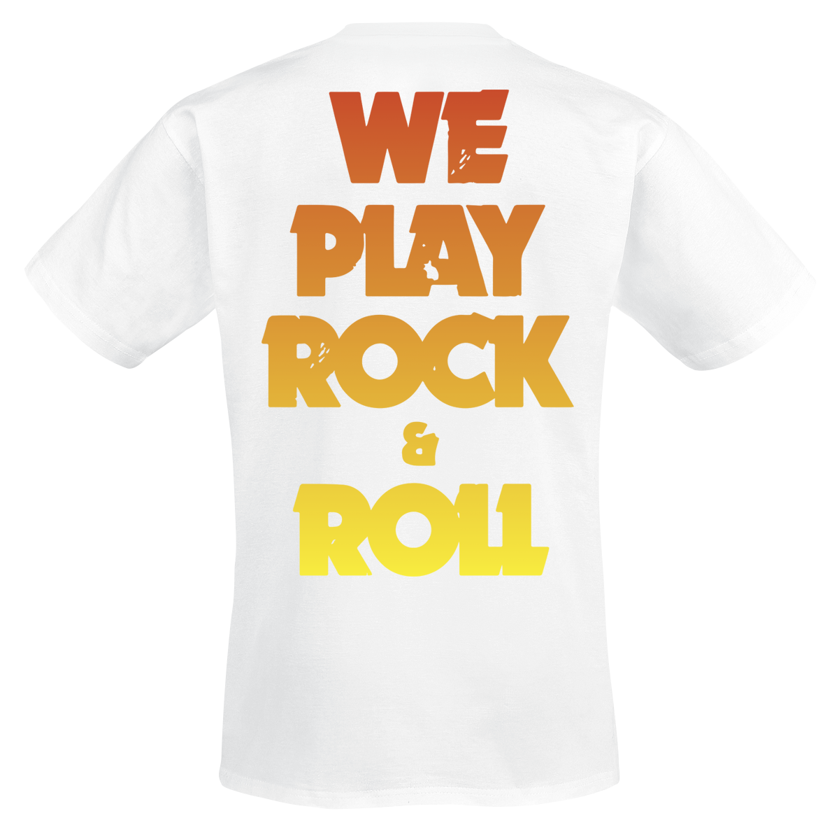 T-Shirt Manches courtes  de Motörhead - We Play Rock & Roll - S à 4XL - pour Homme - blanc - Motörhead - View 2