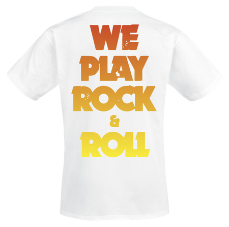 T-Shirt Manches courtes  de Motörhead - We Play Rock & Roll - S à 4XL - pour Homme - blanc - Motörhead - View 2