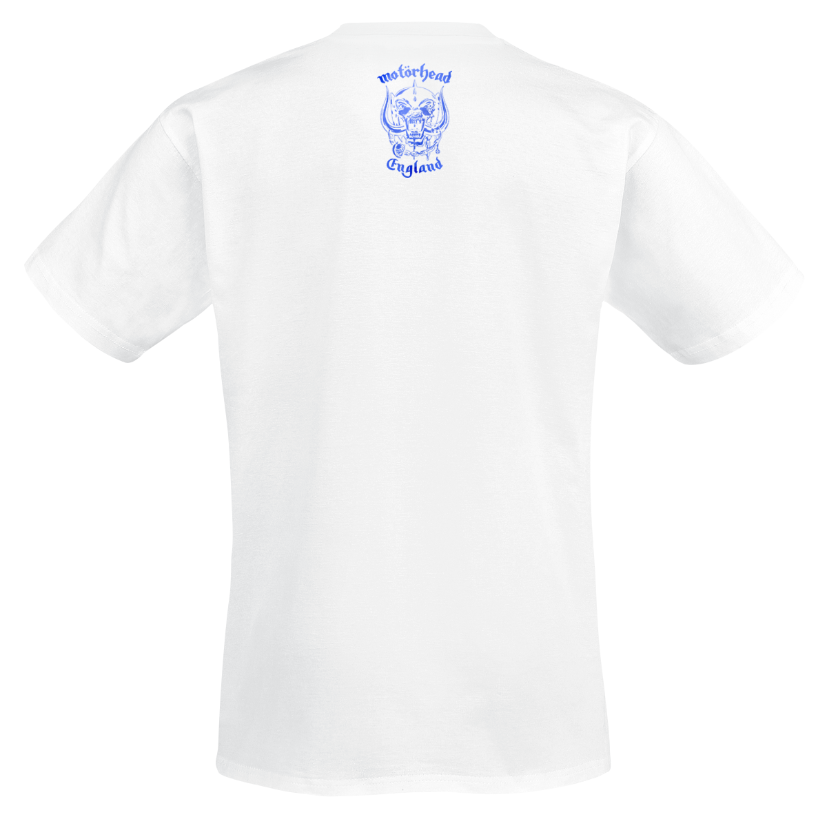 T-Shirt Manches courtes  de Motörhead - England Blue Texture - S à 4XL - pour Homme - blanc - Motörhead - View 2