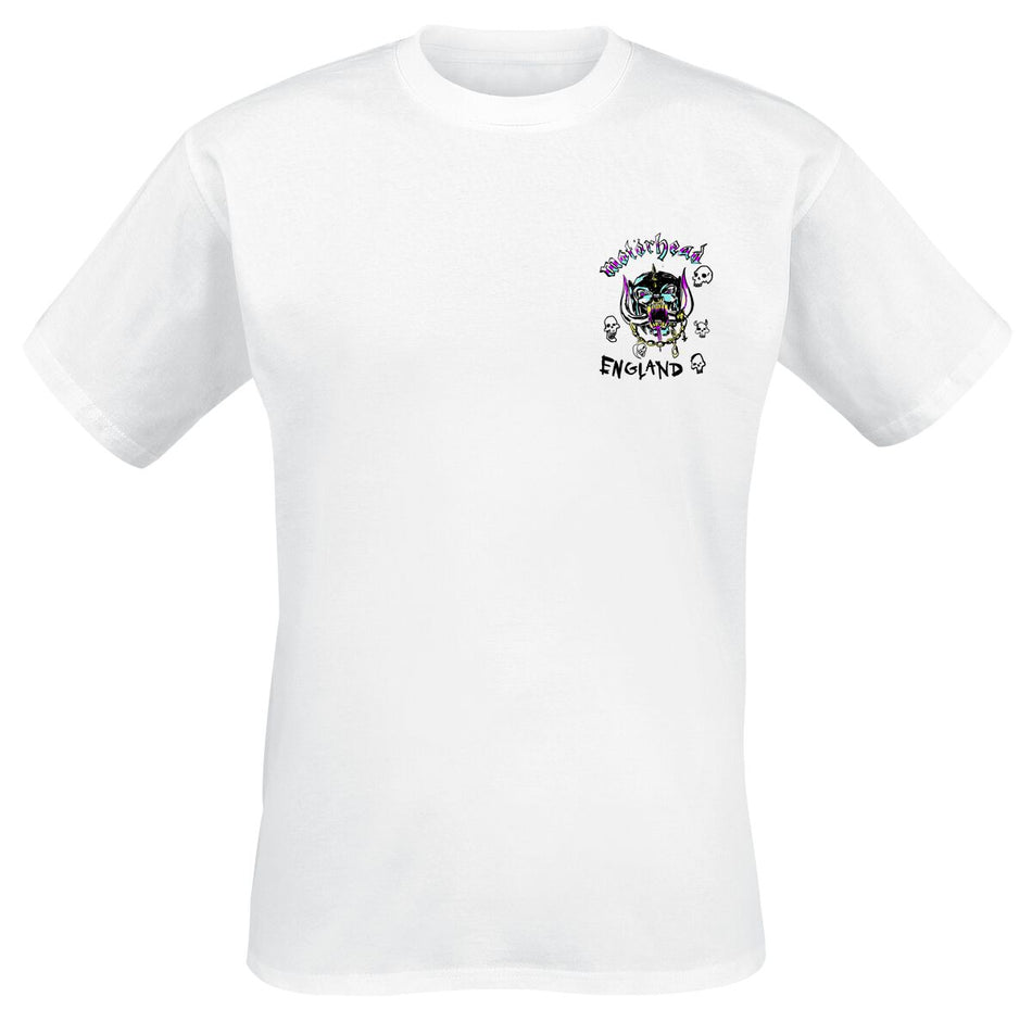 T-Shirt Manches courtes  de Motörhead - Warpig Doodle - S à 4XL - pour Homme - blanc - Motörhead