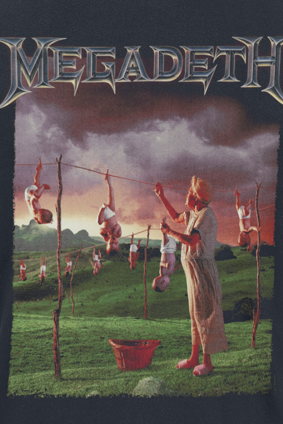 T-Shirt Manches courtes  de Megadeth - Youthanasia Original Cover - S à 4XL - pour Homme - noir - Megadeth - View 2