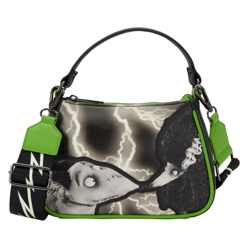 Sac à main Disney de Frankenweenie - Victor & Sparky - Funko Pop! n°2038 - Loungefly - Frankenweenie - pour Unisexe - Noir/vert/gris - Frankenweenie - Victor & Sparky - Funko Pop! n°2038 - View 2