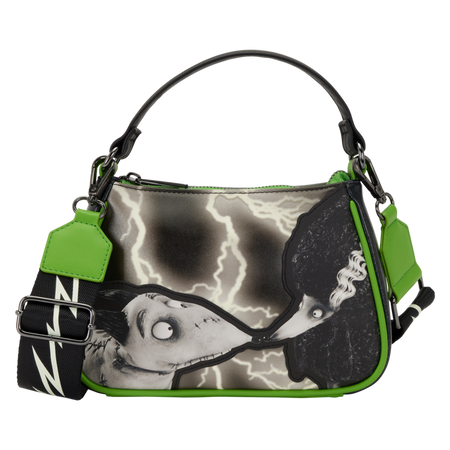 Sac à main Disney de Frankenweenie - Victor & Sparky - Funko Pop! n°2038 - Loungefly - Frankenweenie - pour Unisexe - Noir/vert/gris - Frankenweenie - Victor & Sparky - Funko Pop! n°2038 - View 2