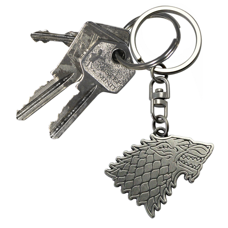Porte-clefs  de Game Of Thrones - Stark - pour Unisexe - couleur argent - Game Of Thrones - View 2