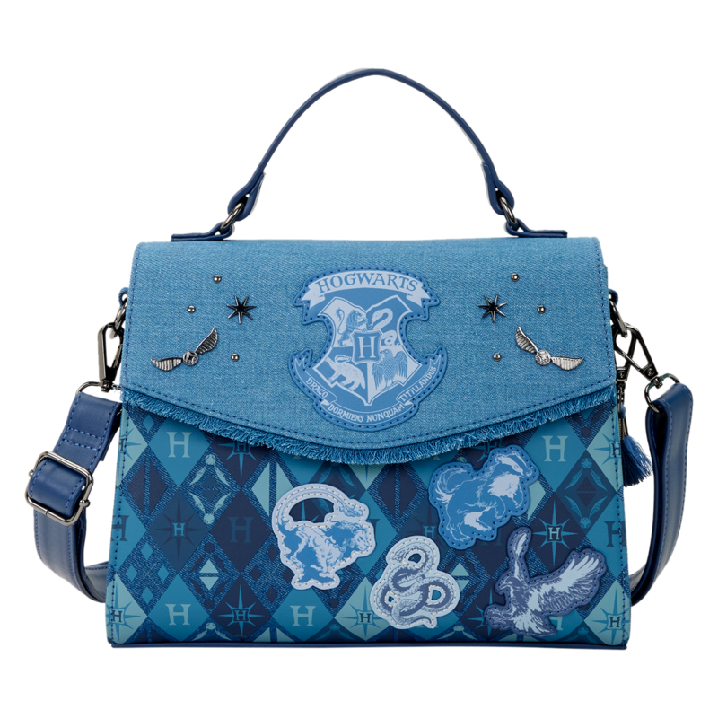 Sac à main  de Harry Potter - Loungefly - Poudlard - Denim - pour Unisexe - bleu foncé - Harry Potter - View 2