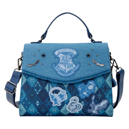Sac à main  de Harry Potter - Loungefly - Poudlard - Denim - pour Unisexe - bleu foncé - Harry Potter - View 2