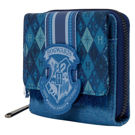 Portefeuille  de Harry Potter - Loungefly - Poudlard - Denim - pour Femme - bleu foncé - Harry Potter