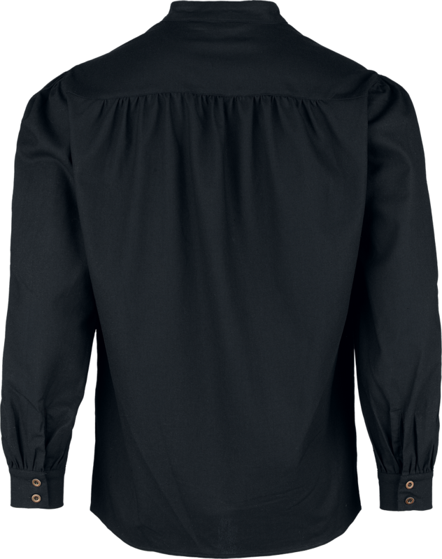 Chemise  de Banned Alternative - Chemise Médiévale - Noire - M à XL - pour Homme - noir - Banned Alternative - View 2