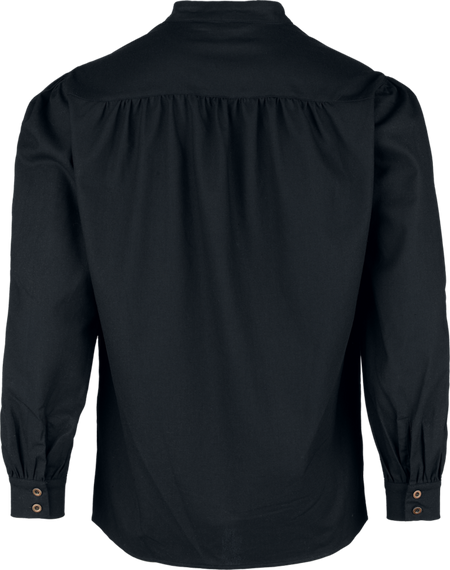 Chemise  de Banned Alternative - Chemise Médiévale - Noire - M à XL - pour Homme - noir - Banned Alternative - View 2