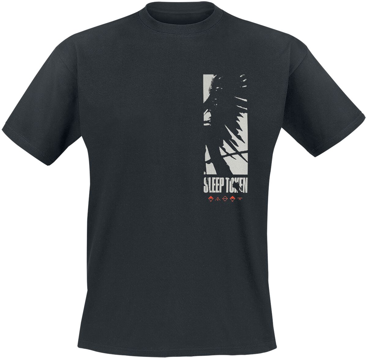 T-Shirt Manches courtes  de Sleep Token - Glyphs - S à 4XL - pour Homme - noir - Sleep Token