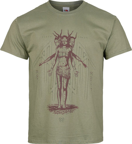 T-Shirt Manches courtes  de Sleep Token - Overlay - S à 3XL - pour Homme - vert - Sleep Token