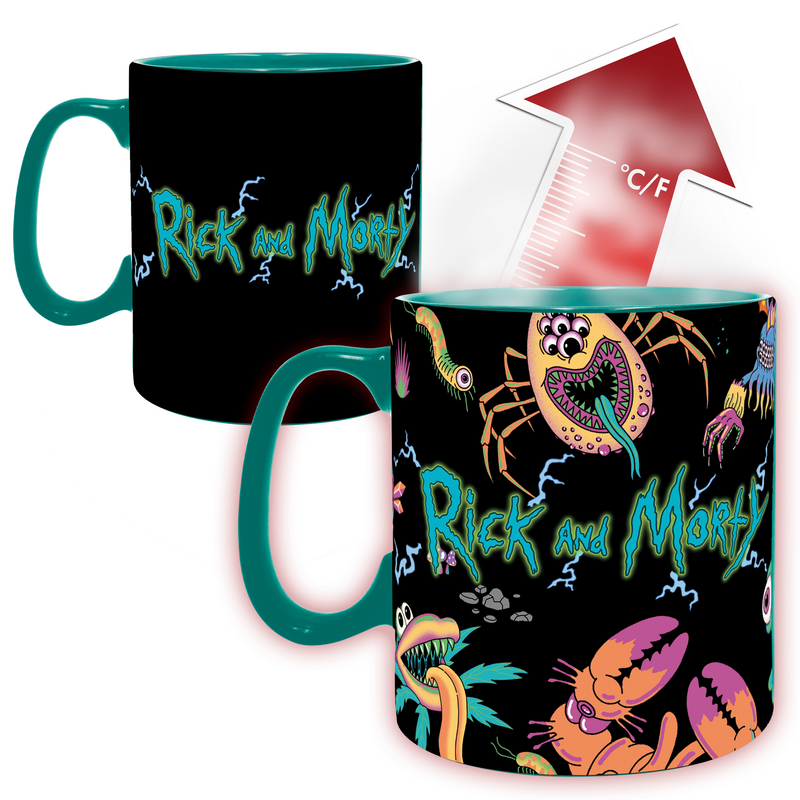 Gobelet  de Rick & Morty - Vaisseau Spatial - Mug Thermo-Réactif - pour Unisexe - multicolore - Rick & Morty - View 2