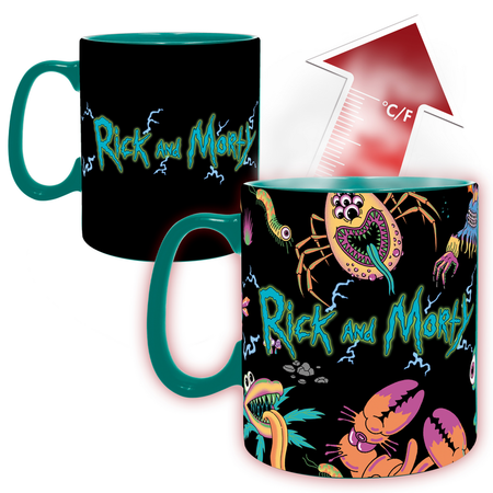 Gobelet  de Rick & Morty - Vaisseau Spatial - Mug Thermo-Réactif - pour Unisexe - multicolore - Rick & Morty - View 2