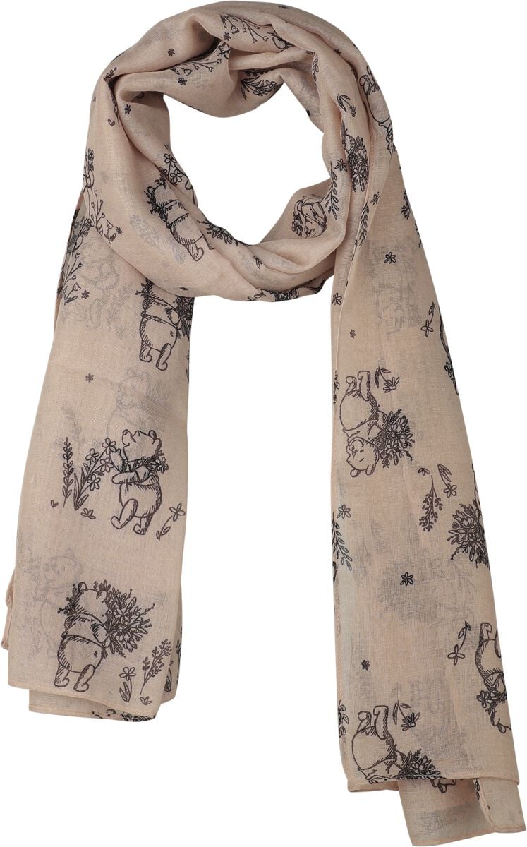 Foulard Disney de Winnie L'Ourson - Fleurs - pour Femme - multicolore - Winnie L'Ourson