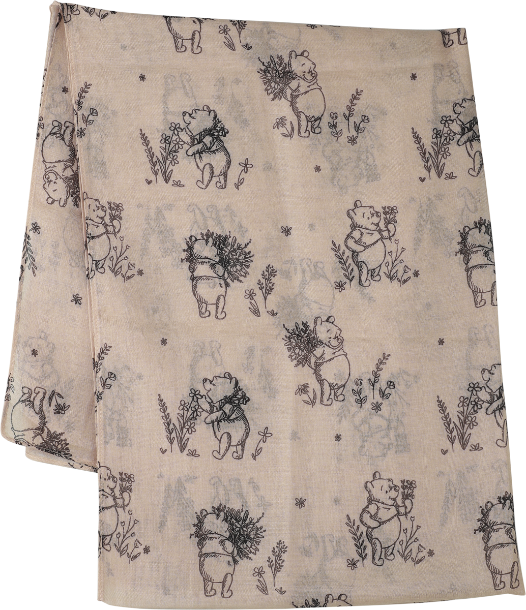 Foulard Disney de Winnie L'Ourson - Fleurs - pour Femme - multicolore - Winnie L'Ourson - View 2