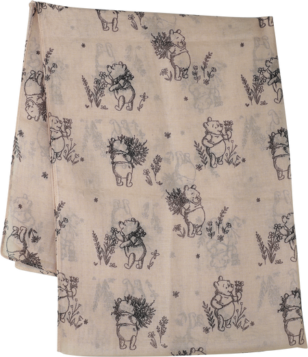 Foulard Disney de Winnie L'Ourson - Fleurs - pour Femme - multicolore - Winnie L'Ourson - View 2