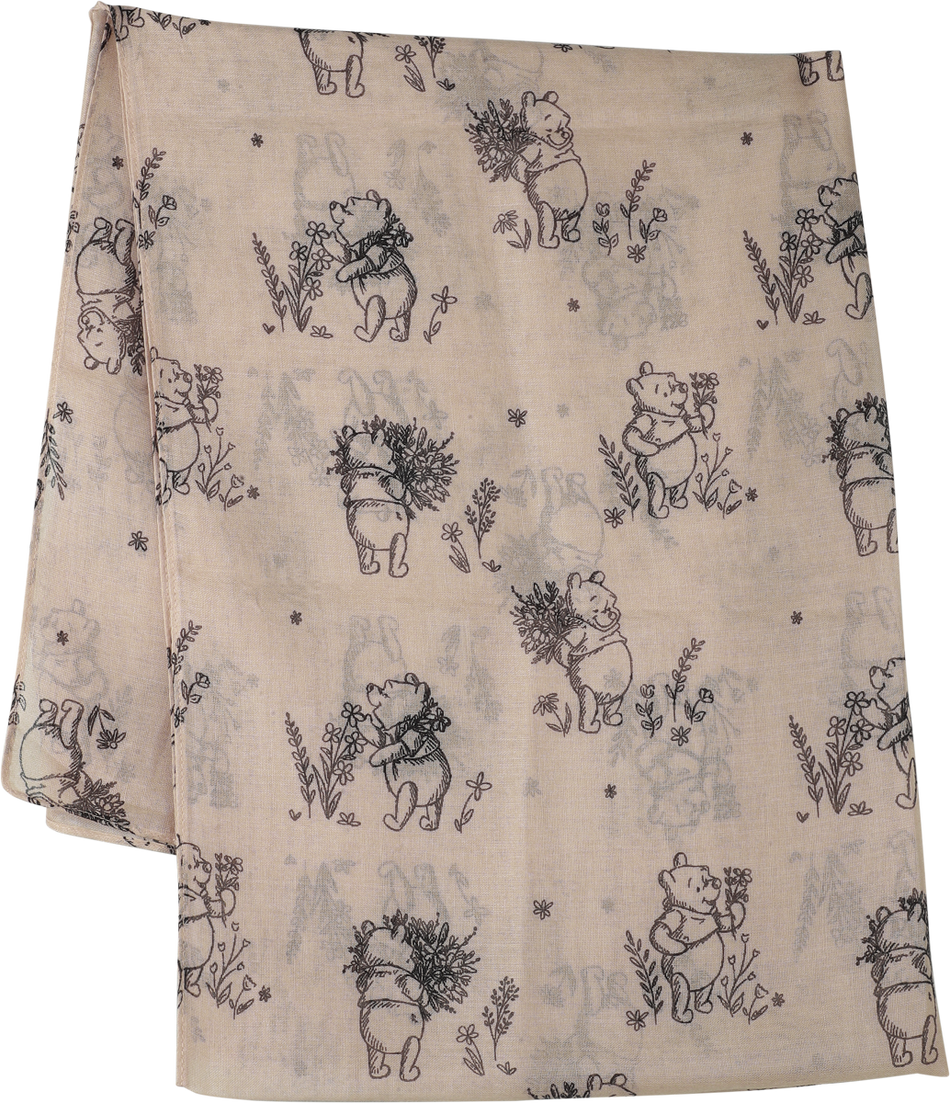 Foulard Disney de Winnie L'Ourson - Fleurs - pour Femme - multicolore - Winnie L'Ourson - View 2