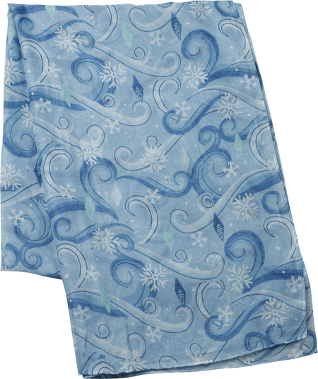 Foulard Disney de La Reine Des Neiges - Flocons - pour Femme - multicolore - La Reine Des Neiges - View 2
