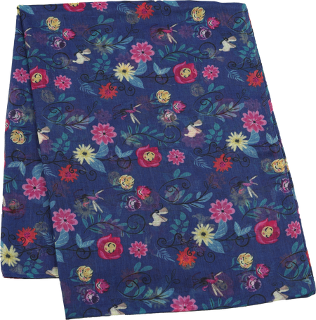 Foulard Disney de Alice Au Pays Des Merveilles - Fleurs Colorées - pour Femme - multicolore - Alice Au Pays Des Merveilles - View 2
