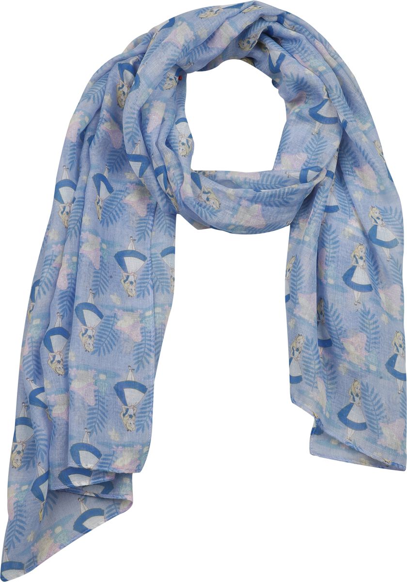 Foulard Disney de Alice Au Pays Des Merveilles - Alice & Champignons - pour Femme - multicolore - Alice Au Pays Des Merveilles