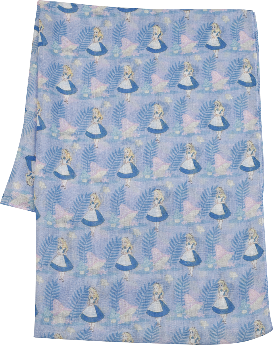 Foulard Disney de Alice Au Pays Des Merveilles - Alice & Champignons - pour Femme - multicolore - Alice Au Pays Des Merveilles - View 2