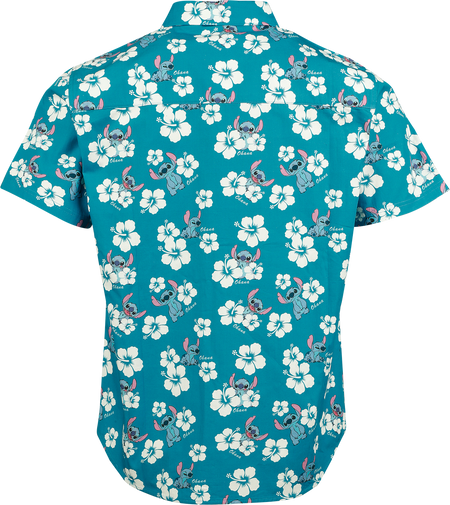 Chemise manches courtes Disney de Lilo & Stitch - Hawaii Flower - S à XXL - pour Homme - multicolore - Lilo & Stitch - View 2