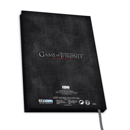 Carnet de notes  de Game Of Thrones - Maison Stark - pour Unisexe - noir/gris - Game Of Thrones - View 2