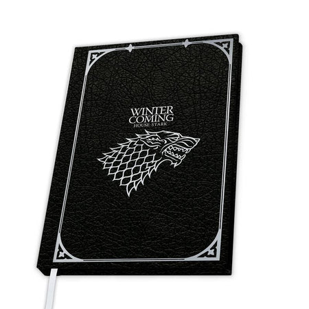 Carnet de notes  de Game Of Thrones - Maison Stark - pour Unisexe - noir/argent - Game Of Thrones