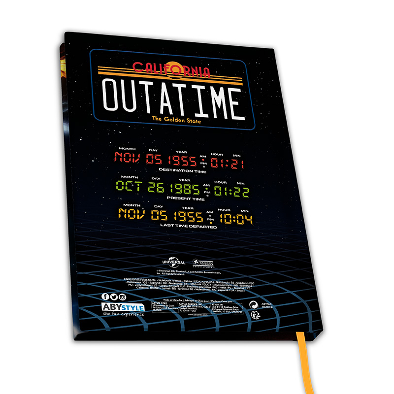 Carnet de notes  de Retour Vers Le Futur - Delorean - pour Unisexe - multicolore - Retour Vers Le Futur - View 2