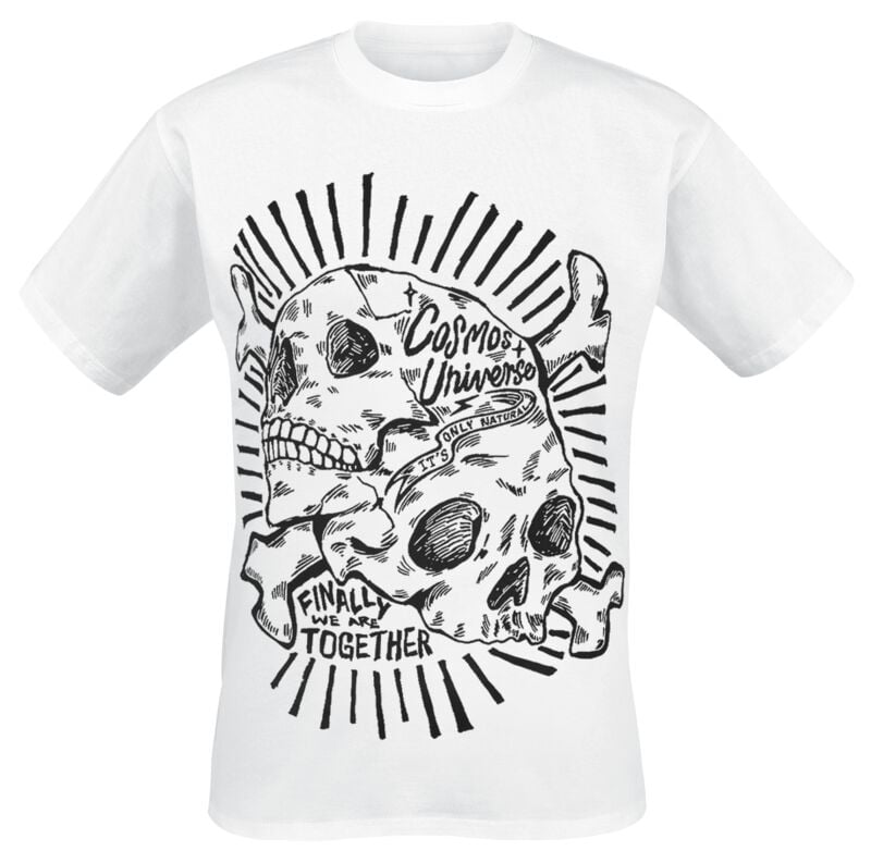 T-Shirt Manches courtes Rockabilly de Chet Rock - Cosmos White - L - pour Homme - blanc - Chet Rock