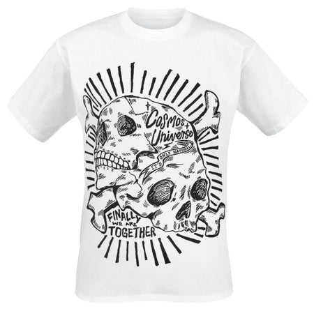 T-Shirt Manches courtes Rockabilly de Chet Rock - Cosmos White - L - pour Homme - blanc - Chet Rock