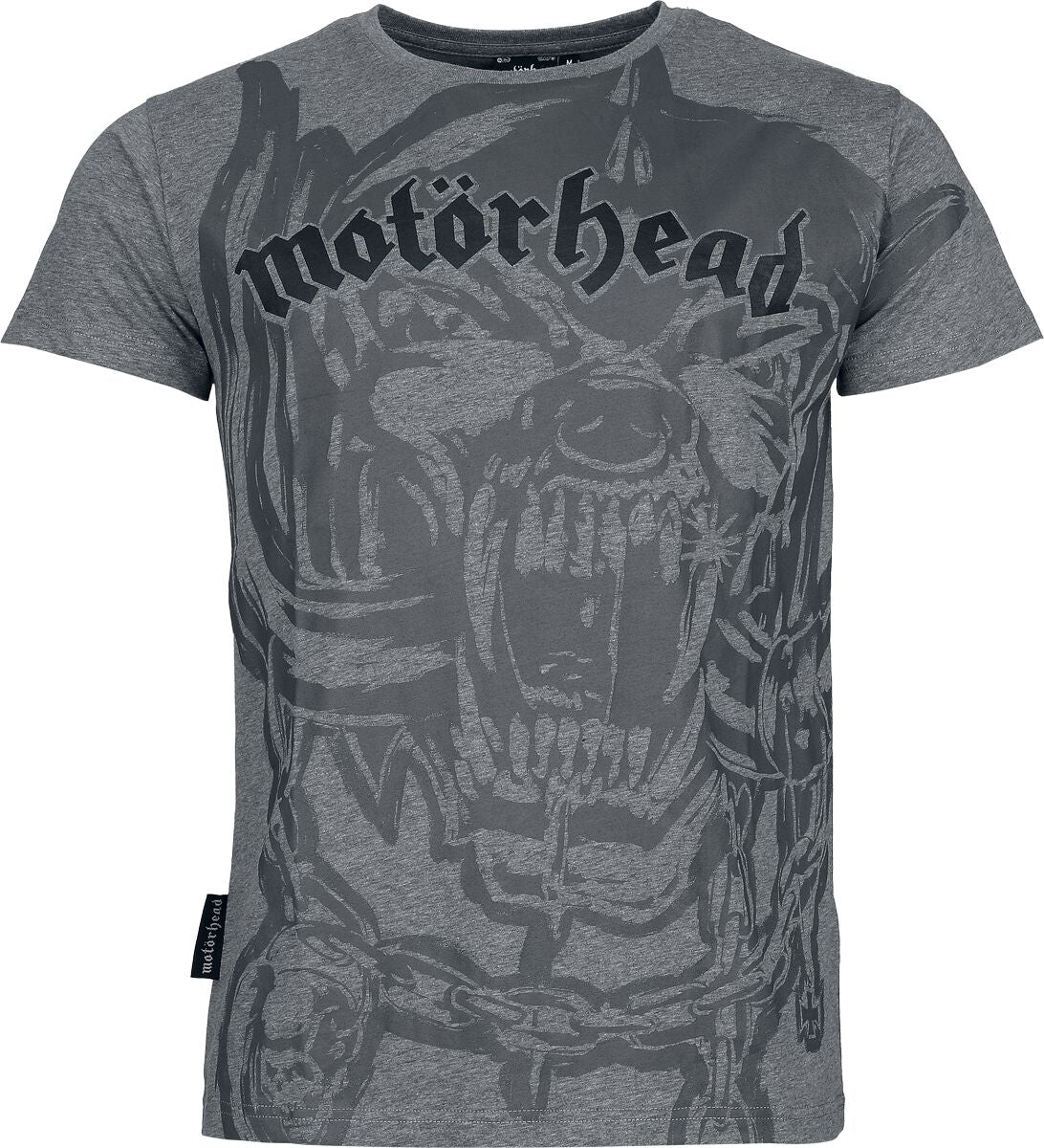 T-Shirt Manches courtes  de Motörhead - EMP Signature Collection - S à 3XL - pour Homme - gris - Motörhead
