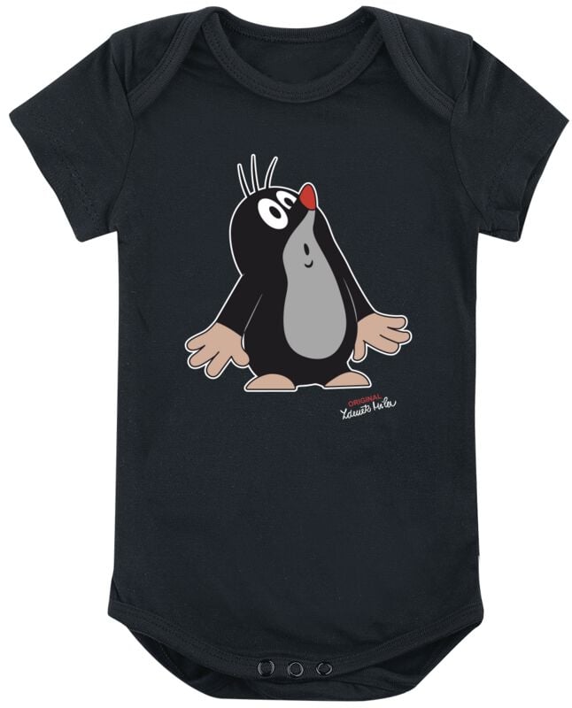 Body  de The Little Mole - Body - Oh Oh ! - 50/56 à 74/80 - pour filles & garçonse - noir - The Little Mole